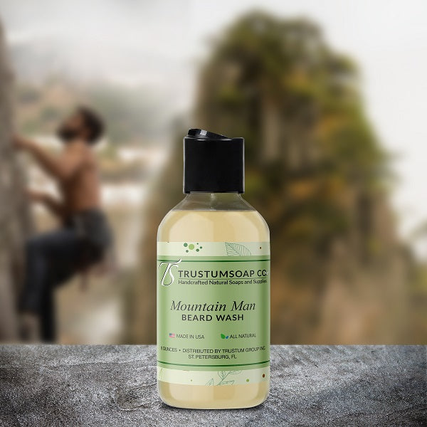 Our Mountain Man Beard Wash will treat your beard and the skin below it just right.